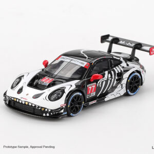 Mô hình xe ô tô Porsche 911 GT3 R #77 AO Racing 2025 IMSA Petit Le Mans