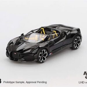 Mô hình xe Bugatti W16 Mistral Black tỉ lệ 1:64 MiniGT MGT01058