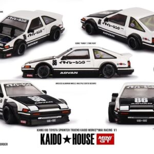 Mô hình xe TOYOTA SPRINTER TRUENO KAIDO WORKS™ IMAI RACING V1 tỉ lệ 1:64 Kaido House KHMG180